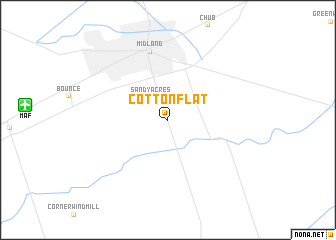 map of Cotton Flat