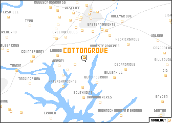 map of Cotton Grove