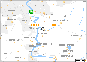 map of Cotton Hollow