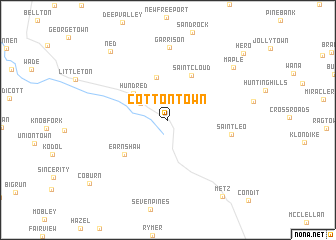 map of Cottontown