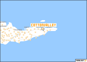 map of Cotton Valley