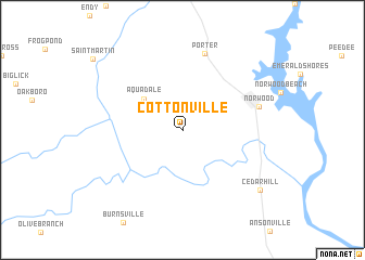 map of Cottonville