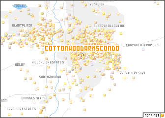 map of Cottonwood Arms Condo