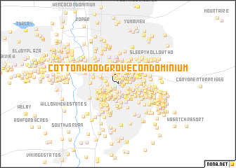 map of Cottonwood Grove Condominium