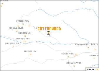 map of Cottonwood