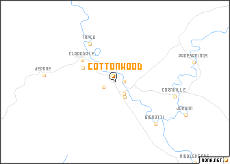 map of Cottonwood