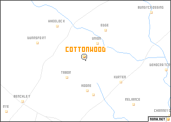 map of Cottonwood