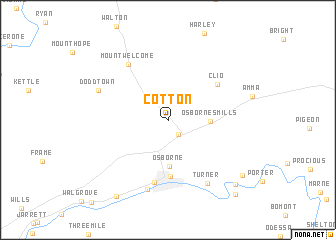 map of Cotton