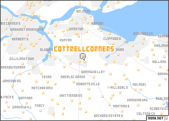 map of Cottrell Corners