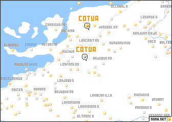 map of Cotúa