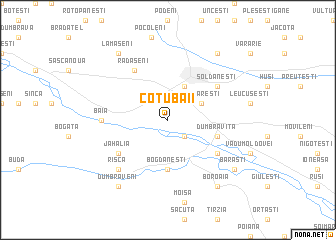 map of Cotu Băii