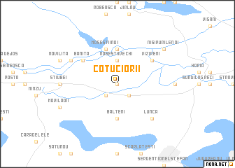 map of Cotu Ciorii