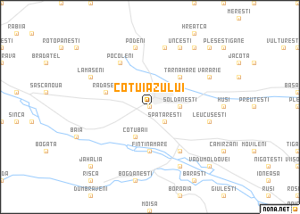 map of Cotu Iazului