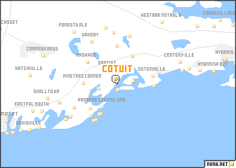 map of Cotuit