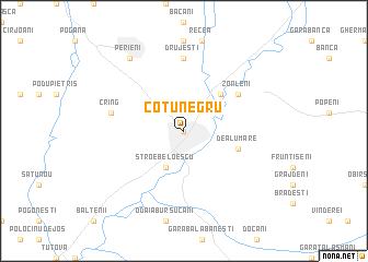 map of Cotu Negru