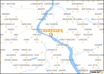 map of Couargues