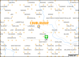 map of Coubladour