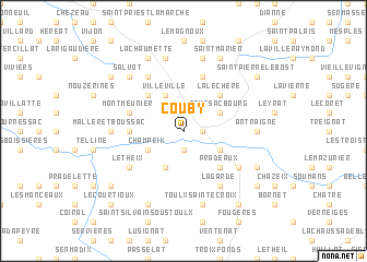 map of Couby