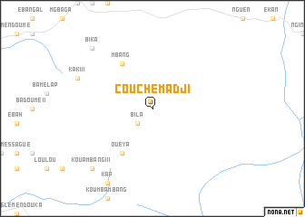 map of Couchémadji