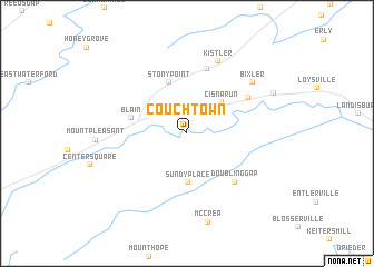 map of Couchtown