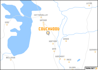 map of Couchwood