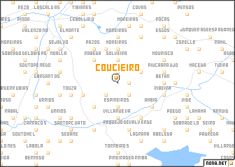 map of Coucieiro