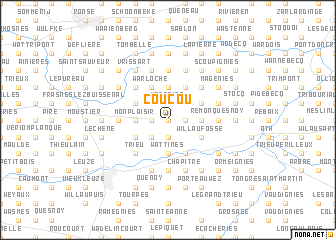 map of Coucou