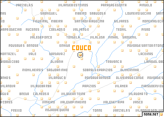 map of Couço