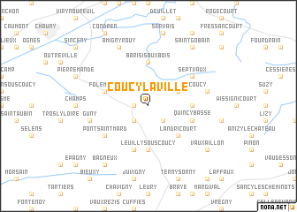 map of Coucy-la-Ville