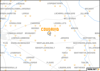map of Coudavid