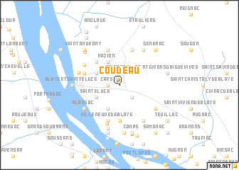 map of Coudeau