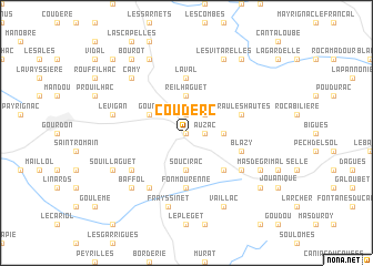 map of Couderc