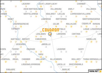 map of Coudron