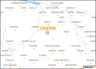 map of Couesmé