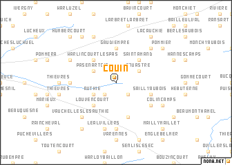 map of Couin