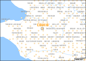 map of Coukio