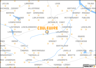 map of Couleuvre