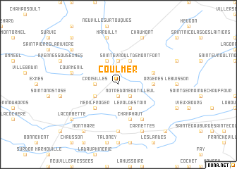 map of Coulmer