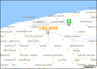 map of Coulogne