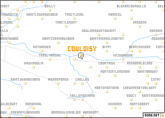 map of Couloisy