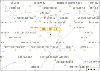 map of Coulonces