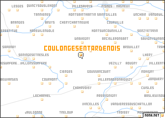 map of Coulonges-en-Tardenois