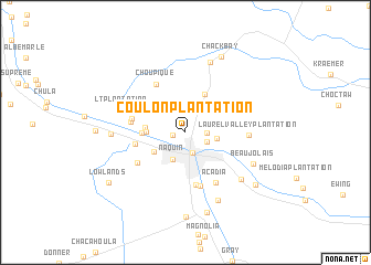 map of Coulon Plantation