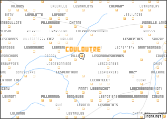 map of Couloutre