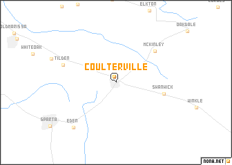 map of Coulterville