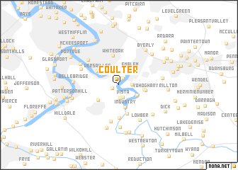 map of Coulter