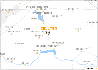 map of Coulter