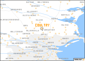 map of Coultry