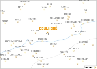 map of Coulwood
