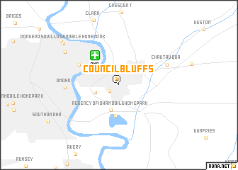 map of Council Bluffs